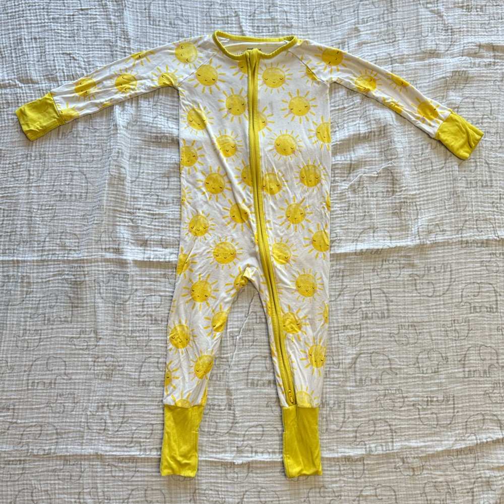 Little Sleepies Sunshine Zippy 12-18M - Used Play Condition - READ DESCRIPTION